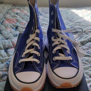 Converse Run Star Hike Hi - Size womens 7 night indigo
